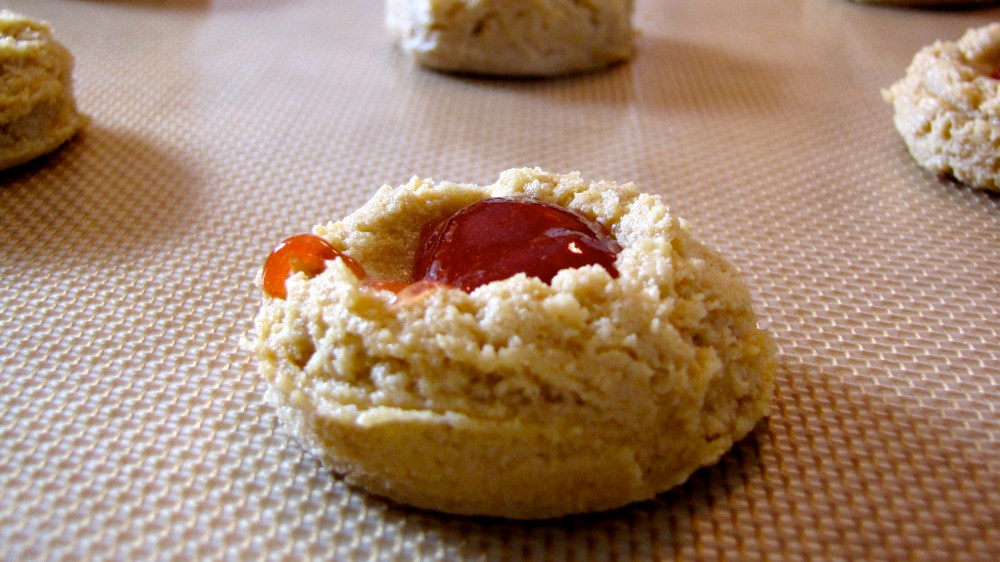 pbjprebakesingle I normally strive for perfection, but I find that little extra drop of strawberry jelly quite charming.